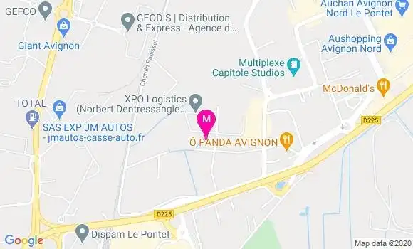 Localisation Dr Brigitte Vaunois