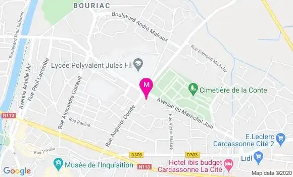 Localisation Dr Florence Gaston