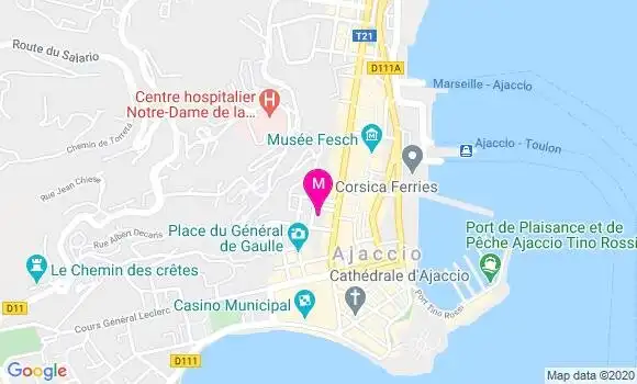 Localisation Dr Christine Luciani