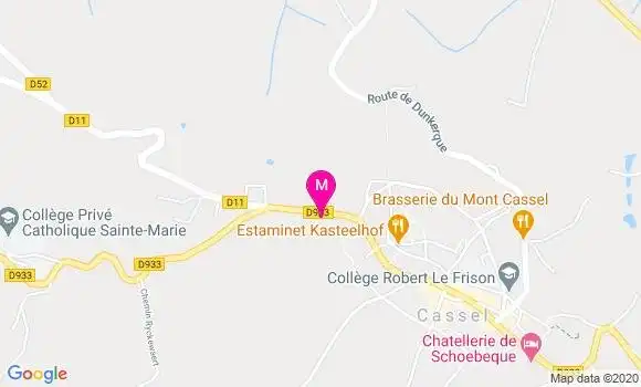 Localisation Dr Isabelle Bodein Martin