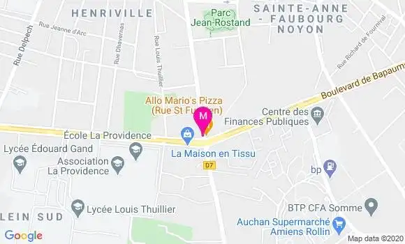 Localisation Dr Delphine Thuillier