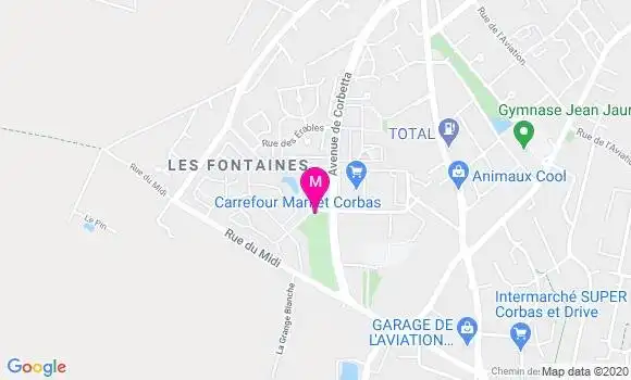 Localisation Dr Noemie Aubertin Ducros