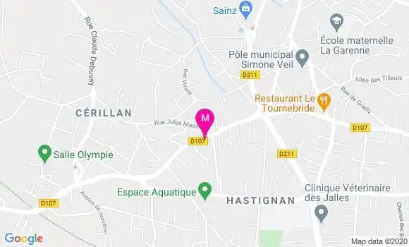 Localisation Dr Jeremy Saget