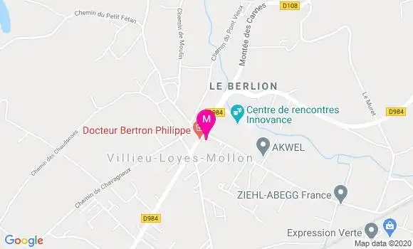 Localisation Dr Amandine Clement