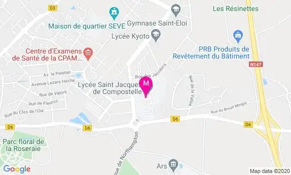 Localisation Dr Beatrice Souron
