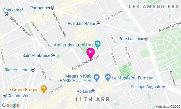Localisation Dr Mireille Chabah Gani