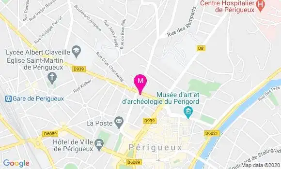 Localisation Dr Luc Tauzin