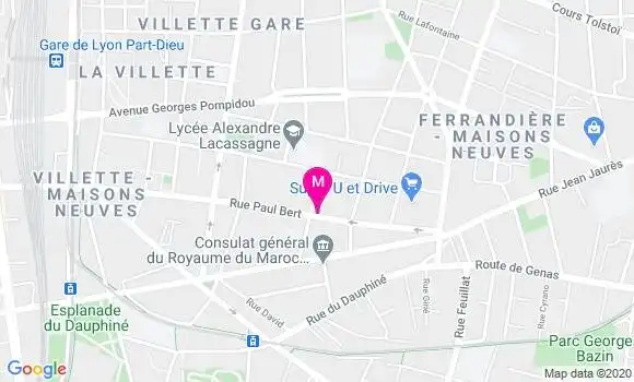Localisation Dr Christine Renault