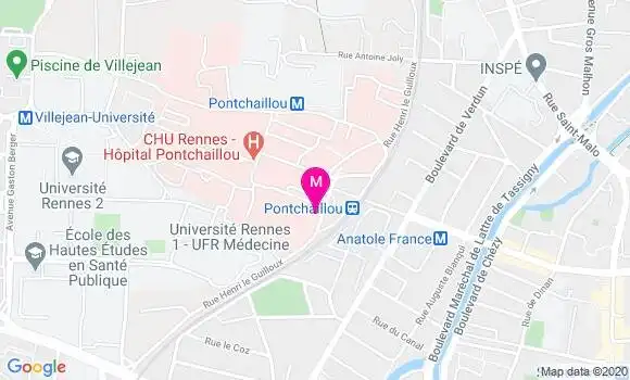 Localisation Dr Emilie Pincon