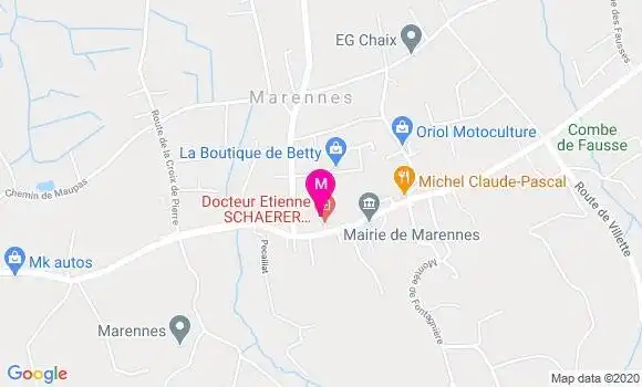 Localisation Dr Annabelle Bonnet