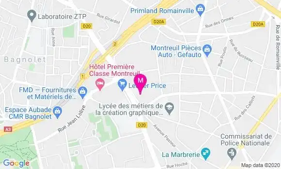 Localisation Dr Florence Lageix