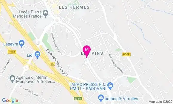 Localisation Dr Sabrina Ayoub El Idrissi