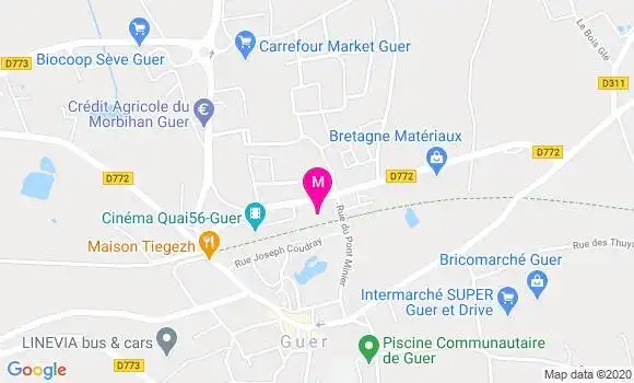 Localisation Dr Anne Lise Morvan