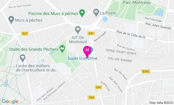 Localisation Dr Louis Baptiste Jaunay