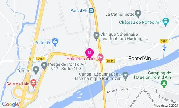 Localisation Dr Thomas Bressan
