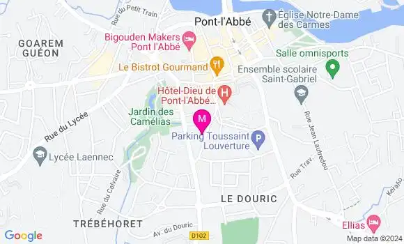 Localisation Dr Marion Milhade