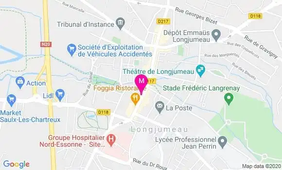 Localisation Dr Philippe Tardif
