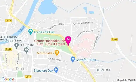 Localisation Dr Florence Gourlain
