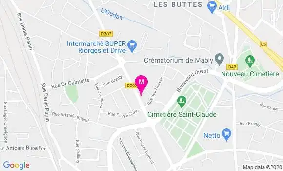 Localisation Dr Bruno Pages