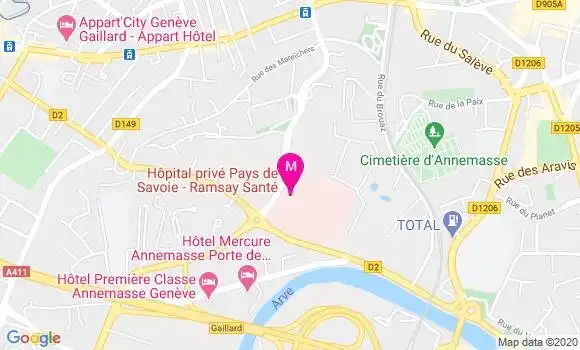 Localisation Dr Romain Tourniaire