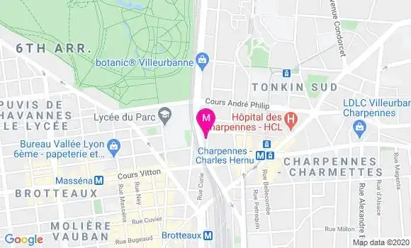 Localisation Dr Anne Peroni