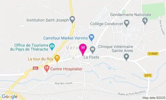 Localisation Dr Hocine Tamene