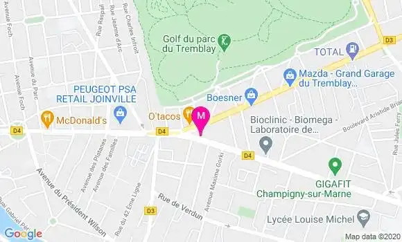 Localisation Dr Chantal Nadane Joseph