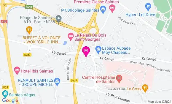 Localisation Dr Audrey Fignon