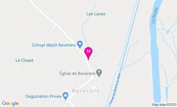 Localisation Dr Fabien Mignerot