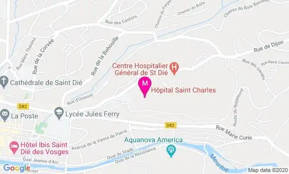 Localisation Dr Maude Bregeard