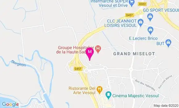 Localisation Dr Morgan Faivre