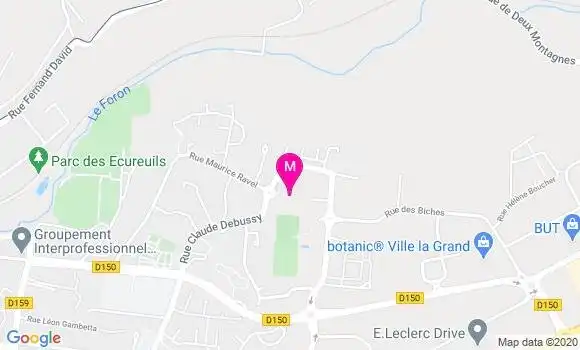 Localisation Dr Robin Puill
