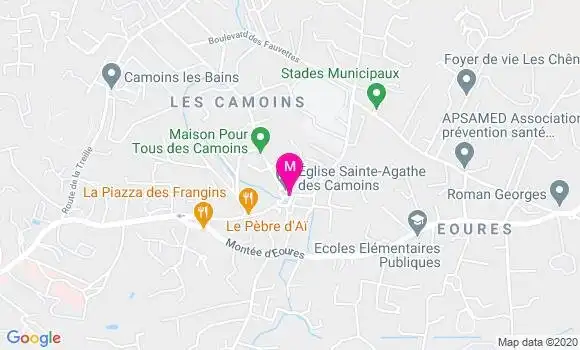Localisation Dr Christine Jeanroy
