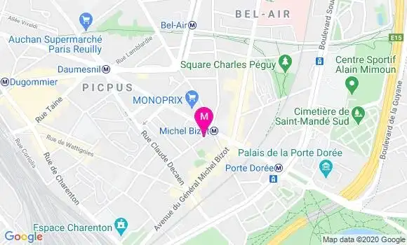 Localisation Dr Benedicte Dehurtevent