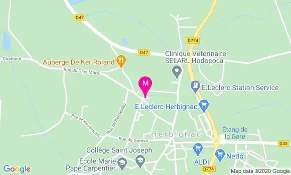 Localisation Dr Caroline Merillon