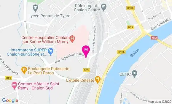 Localisation Dr Thierry Franson