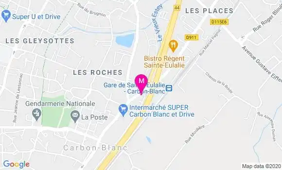 Localisation Dr Thibault Carteret