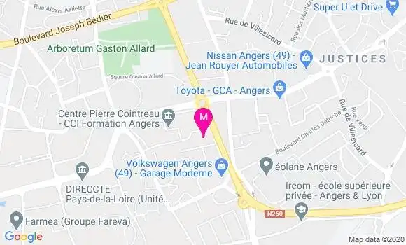 Localisation Dr Julien Bacle