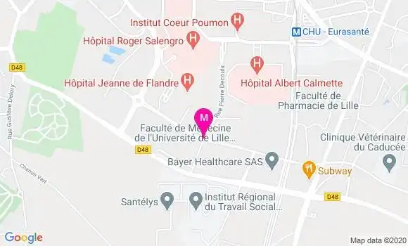 Localisation Dr Aude Dewitte