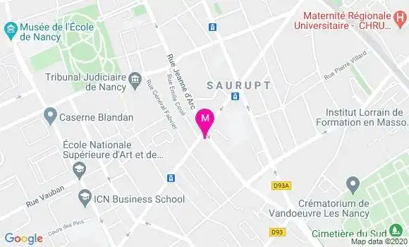 Localisation Dr Lucie Valdenaire