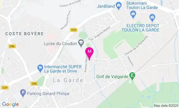 Localisation Dr Frederic Bernard