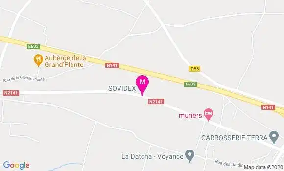 Localisation Dr Helene D