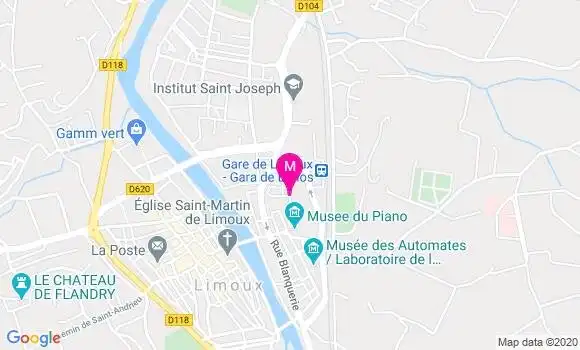 Localisation Dr Jean Luc Monty