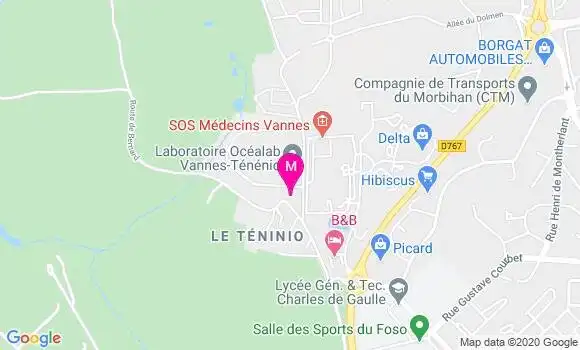 Localisation Dr Julien Lacoudre