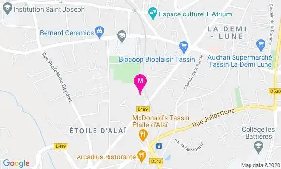 Localisation Dr Virginie Gardaz