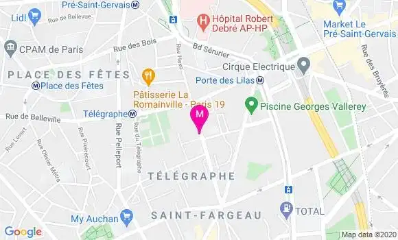 Localisation Dr Sophie Villeroy De Galhau