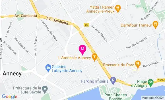 Localisation Dr Thomas Le Vraux