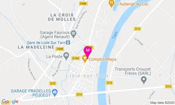 Localisation Dr Laure Fabre