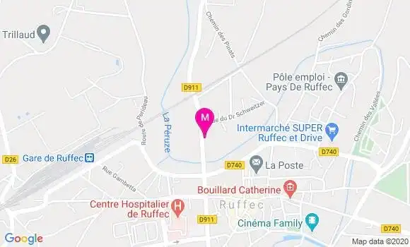 Localisation Dr Nadine Gebara