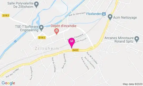 Localisation Dr Elisabeth Horny